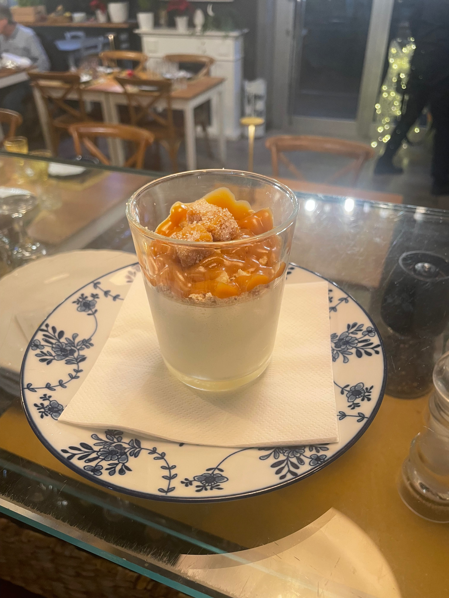 Panna cotta al caramello salato